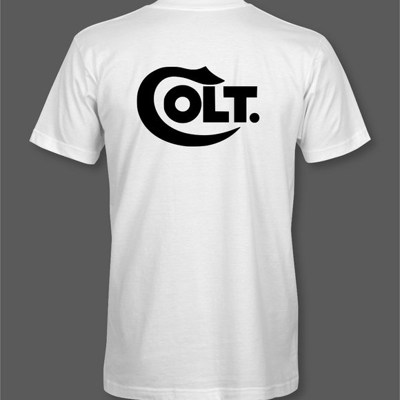 COLT Firearms T-Shirt -1911 45 pistol gun rifle python peacemaker - Picture 3 of 10